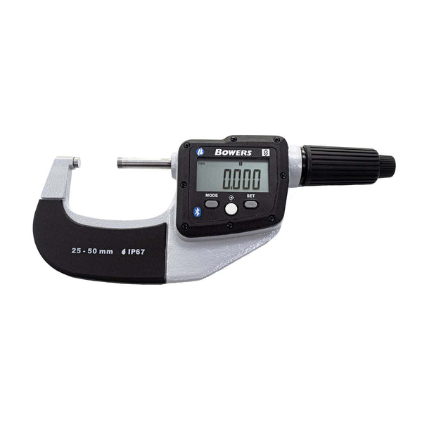 Bowers DigiMic 25-50mm Digital Micrometer - IP67 - Bluetooth