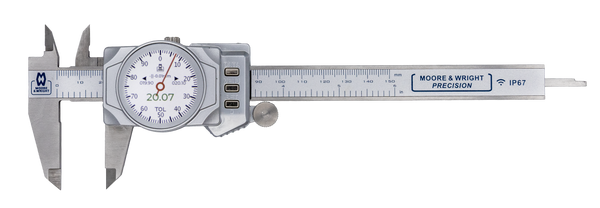 Bowers Digital Dial Caliper 0-150mm/6" IP67 BT