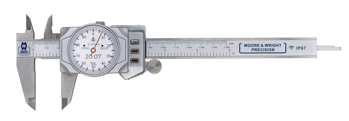 Bowers Digital Dial Caliper 0-150mm/6" IP67 BT