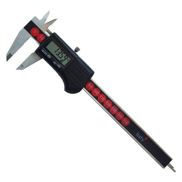 Baty BAT-DC-1-WP Standard Digital Caliper 0-150mm (0-6") Waterproof