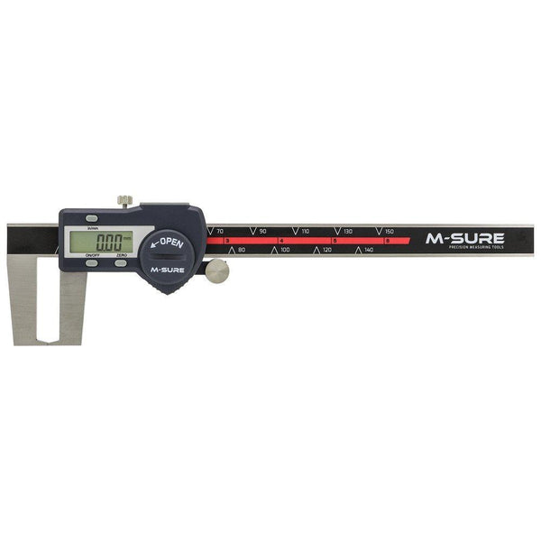 M-SURE MS-235-150 Outside Groove Digital Caliper MS-235 Series 0-150mm (0-6")