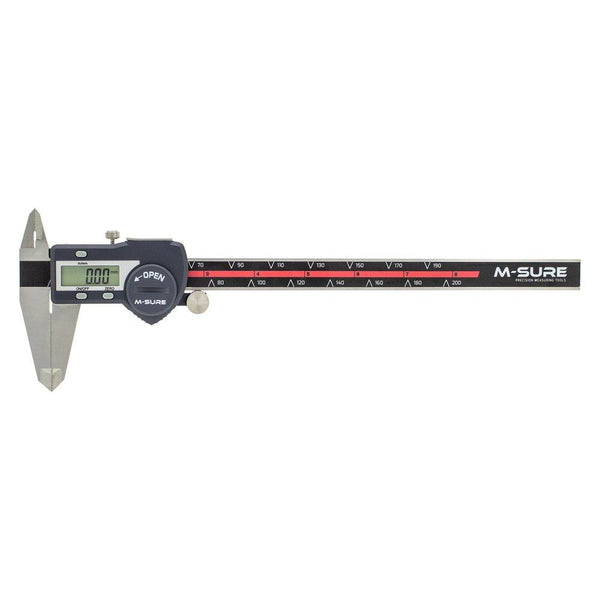 M-SURE MS-220-200 Standard Digital Caliper MS-220 Series 0-200mm (0-8")