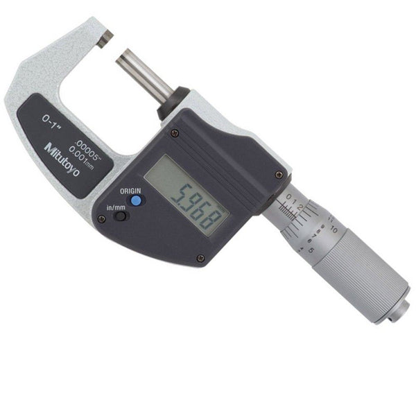 0-25mm (0-1") Mitutoyo Digital Micrometer Friction Thimble 293-832-30