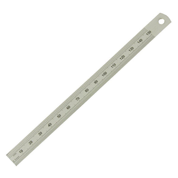 Moore and Wright 150mm 6" Dual Sided Engineers Rule ER206F