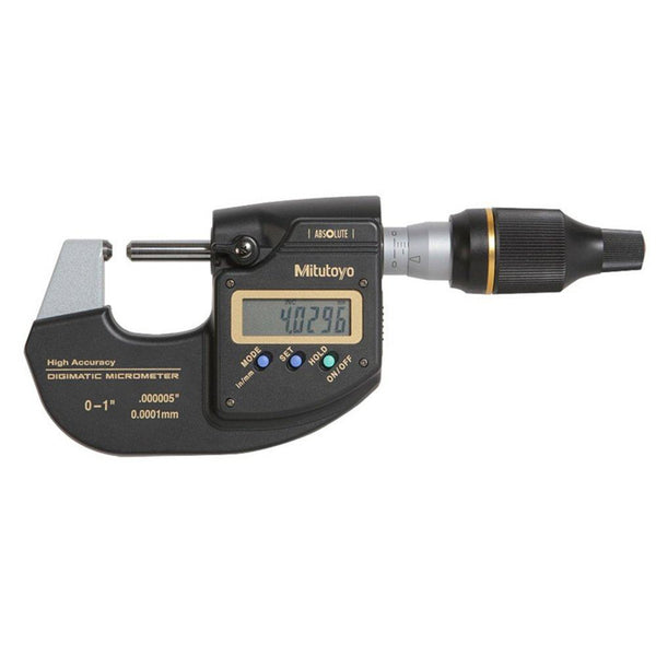 0-25mm (0-1") Mitutoyo 293-130 Absolute Digimatic High Accuracy Micrometer